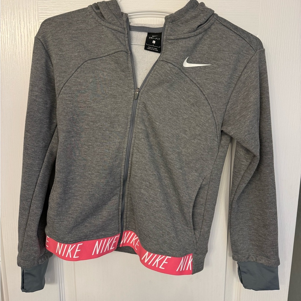 Women’s Nike hooded jacket. Large